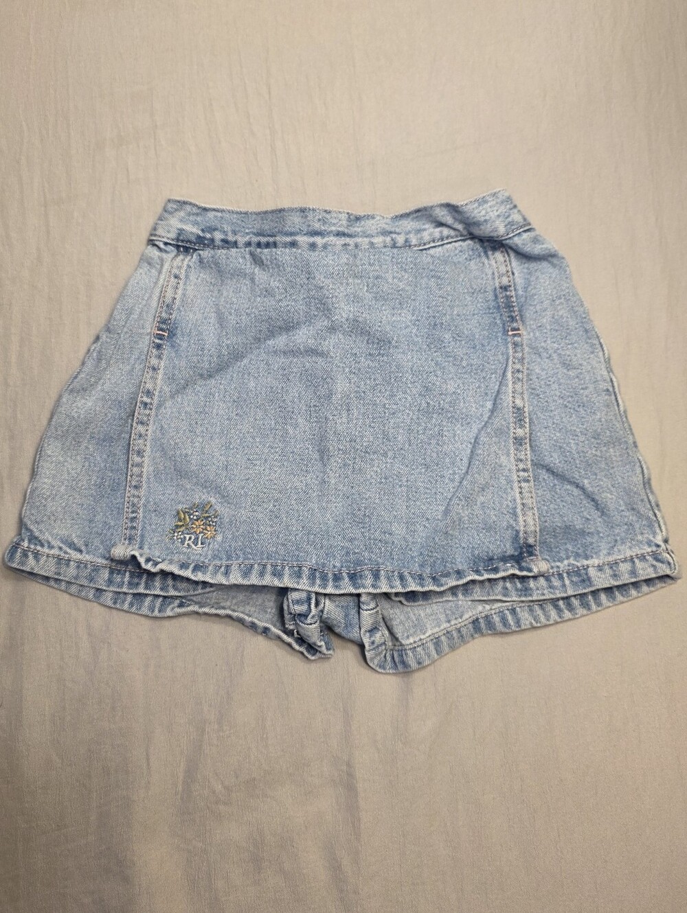 Girls Vintage Ralph Lauren Denim Skort